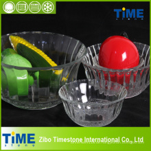 Hohe Qualität klar nesting Glas Rührschüssel (TM23002)
